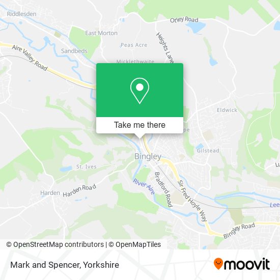 Mark and Spencer map