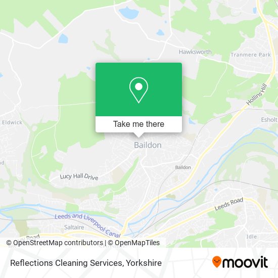 Reflections Cleaning Services map