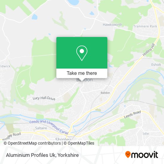 Aluminium Profiles Uk map