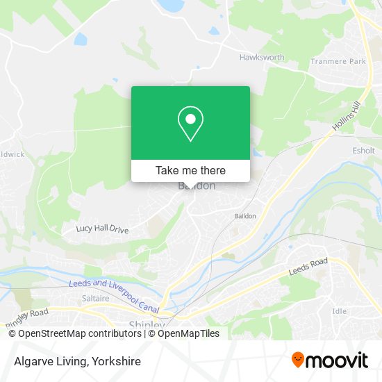 Algarve Living map