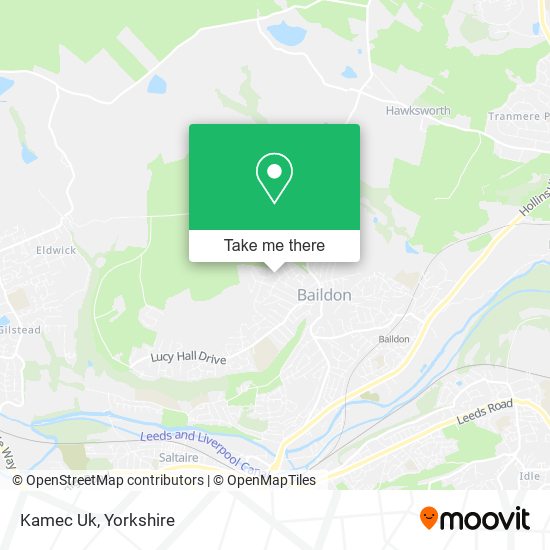 Kamec Uk map