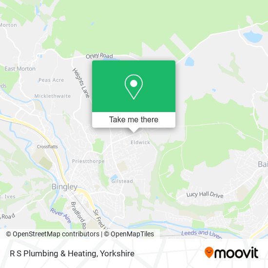 R S Plumbing & Heating map