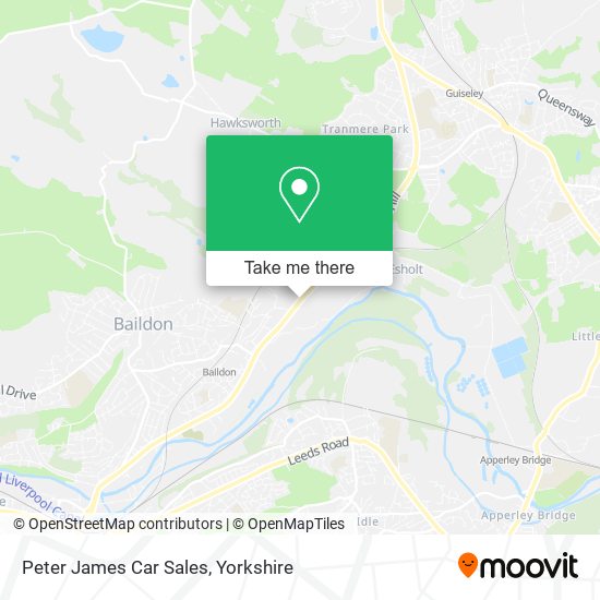 Peter James Car Sales map