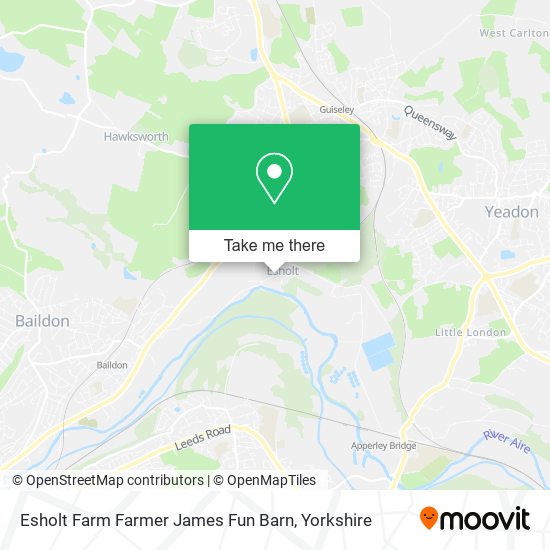 Esholt Farm Farmer James Fun Barn map