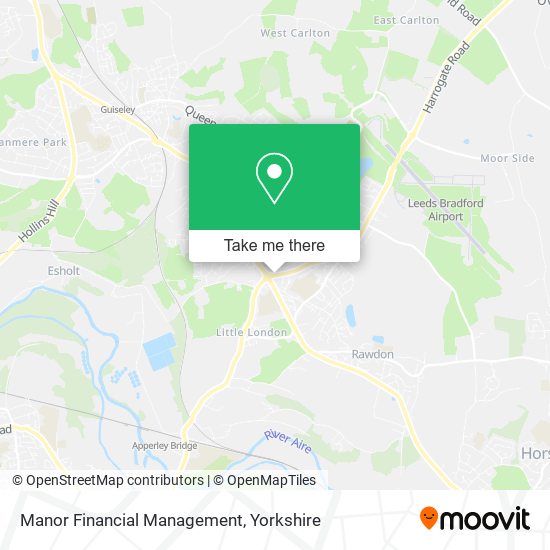 Manor Financial Management map