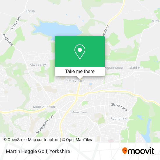 Martin Heggie Golf map