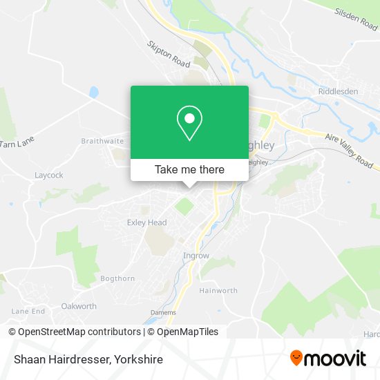 Shaan Hairdresser map