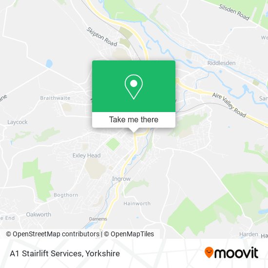 A1 Stairlift Services map
