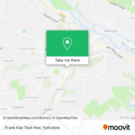 Frank Key Tool Hire map