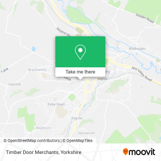 Timber Door Merchants map