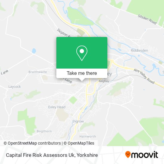 Capital Fire Risk Assessors Uk map