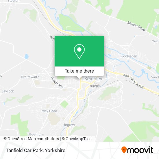 Tanfield Car Park map