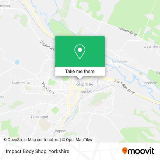 Impact Body Shop map