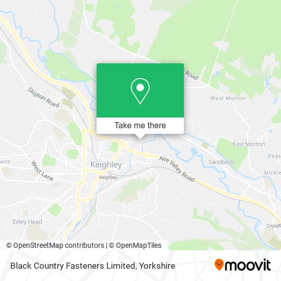 Black Country Fasteners Limited map