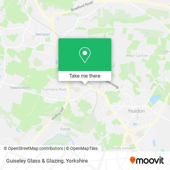 Guiseley Glass & Glazing map