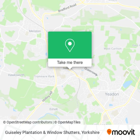 Guiseley Plantation & Window Shutters map