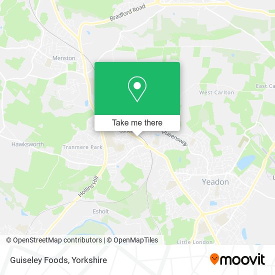 Guiseley Foods map