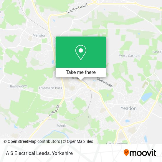 A S Electrical Leeds map