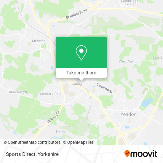 Sports Direct map