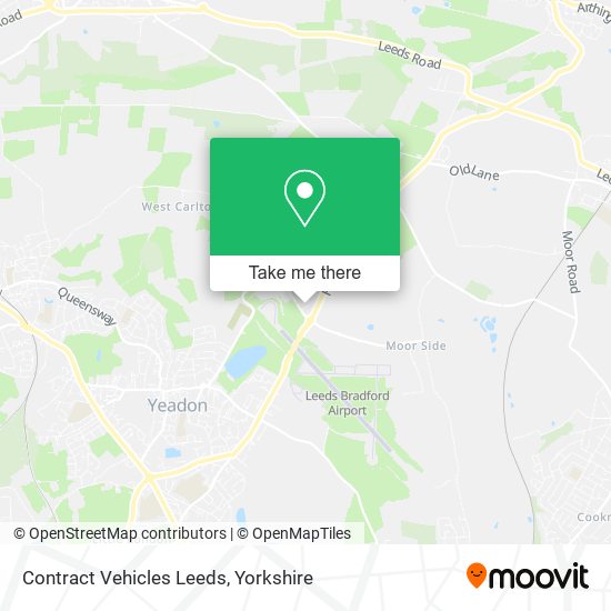 Contract Vehicles Leeds map