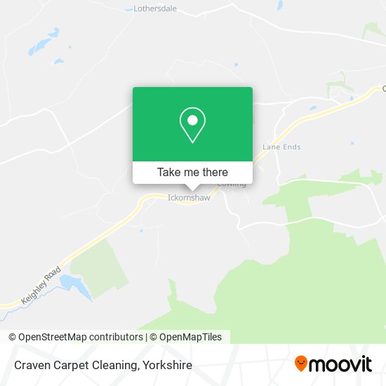 Craven Carpet Cleaning map