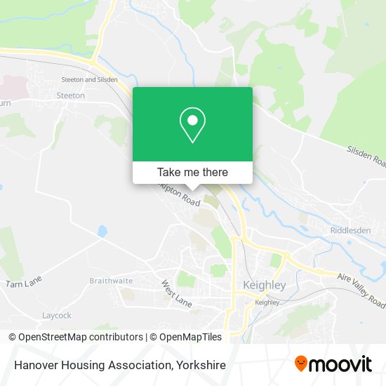 Hanover Housing Association map