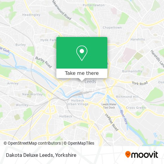 Dakota Deluxe Leeds map