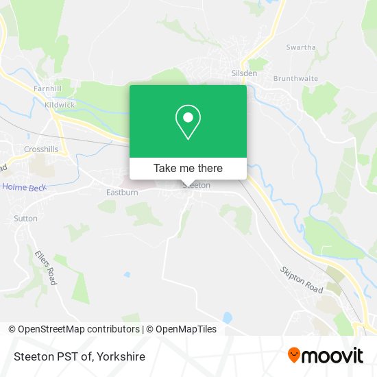 Steeton PST of map