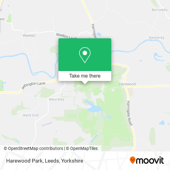 Harewood Park, Leeds map