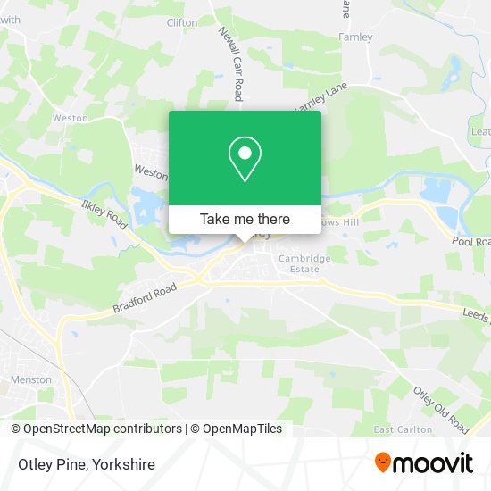 Otley Pine map