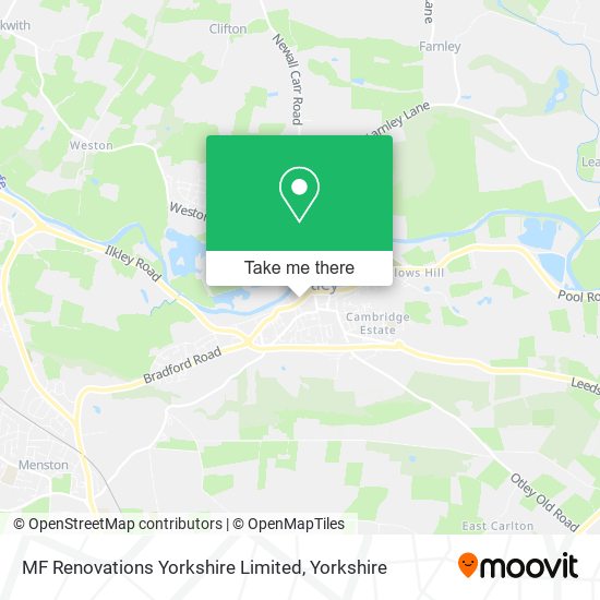 MF Renovations Yorkshire Limited map