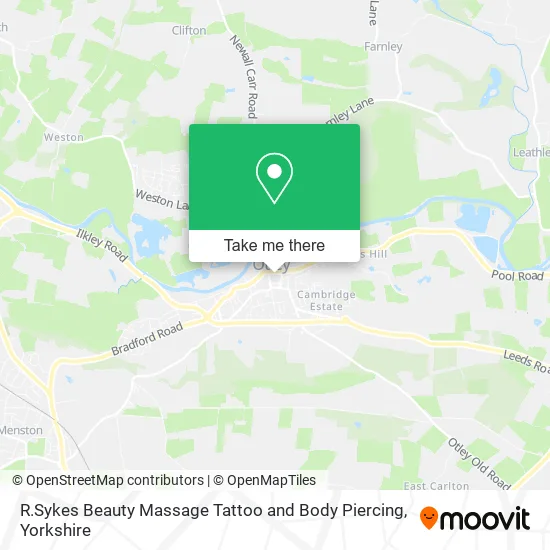 R.Sykes Beauty Massage Tattoo and Body Piercing map
