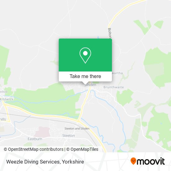 Weezle Diving Services map