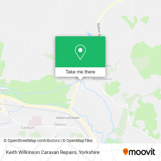 Keith Wilkinson Caravan Repairs map