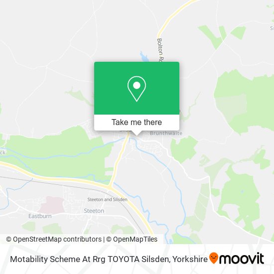 Motability Scheme At Rrg TOYOTA Silsden map