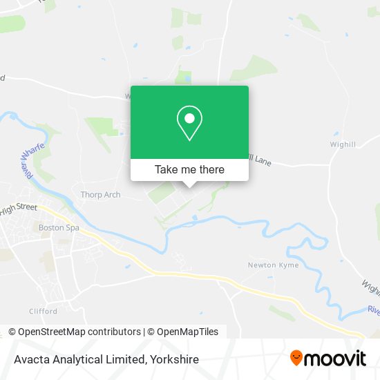 Avacta Analytical Limited map