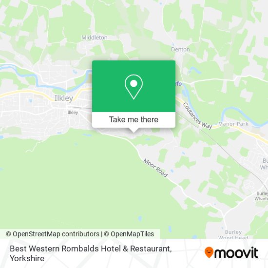 Best Western Rombalds Hotel & Restaurant map