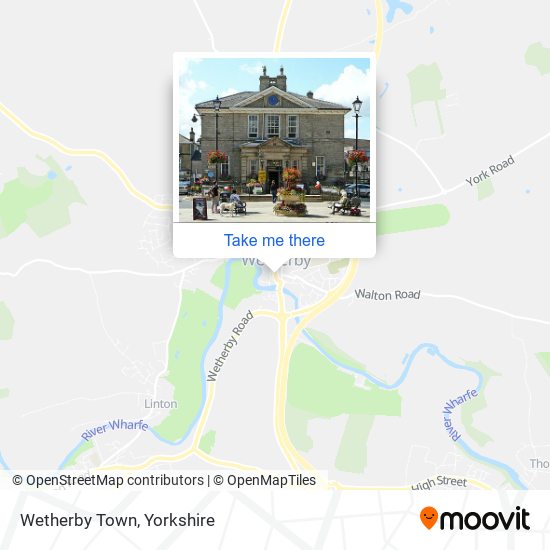 Wetherby Town map