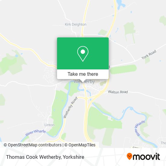 Thomas Cook Wetherby map