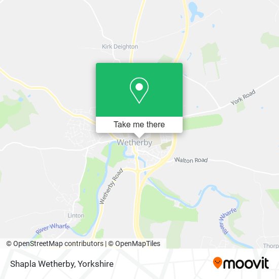 Shapla Wetherby map