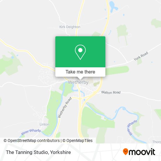 The Tanning Studio map