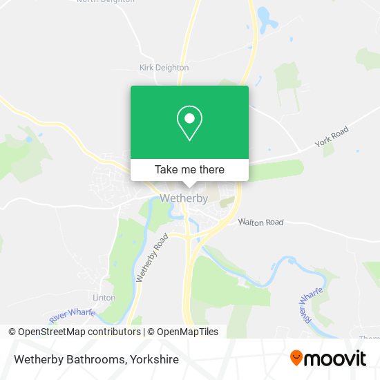 Wetherby Bathrooms map