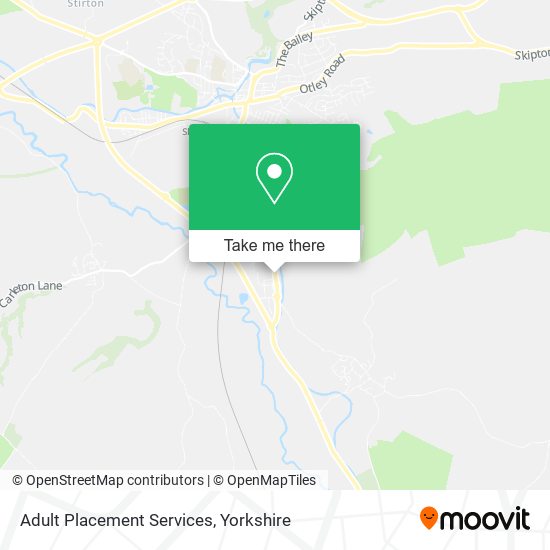 Adult Placement Services map