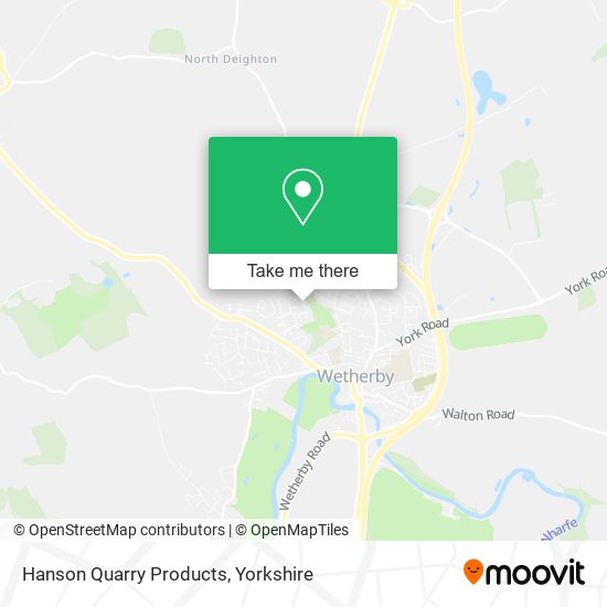 Hanson Quarry Products map