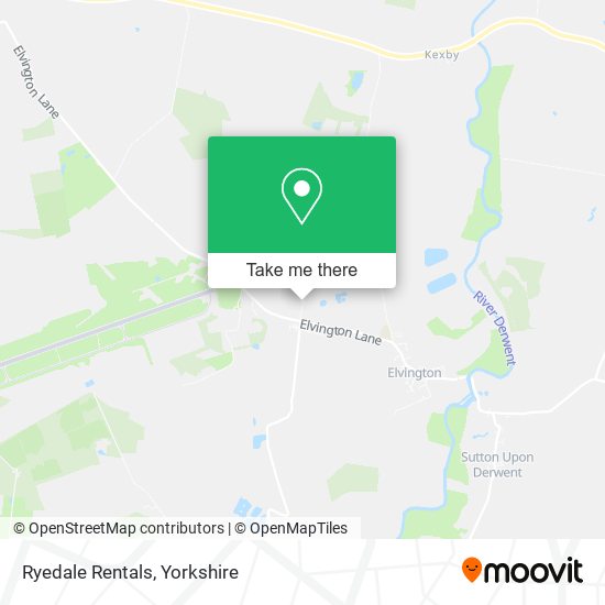 Ryedale Rentals map