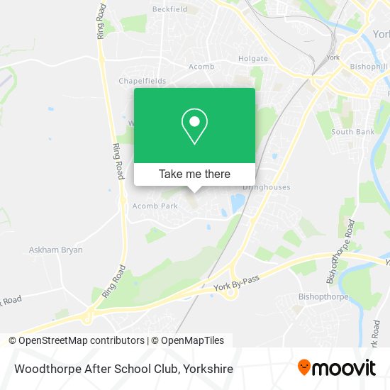 Woodthorpe After School Club map