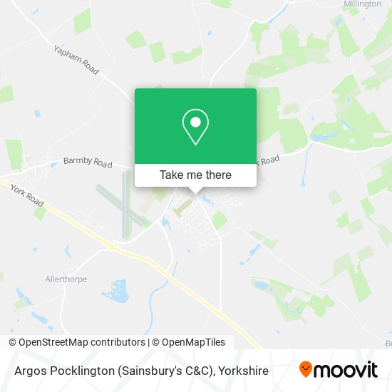 Argos Pocklington (Sainsbury's C&C) map