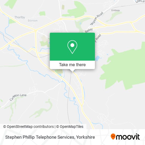 Stephen Phillip Telephone Services map