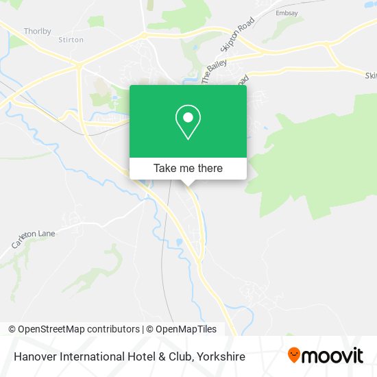 Hanover International Hotel & Club map