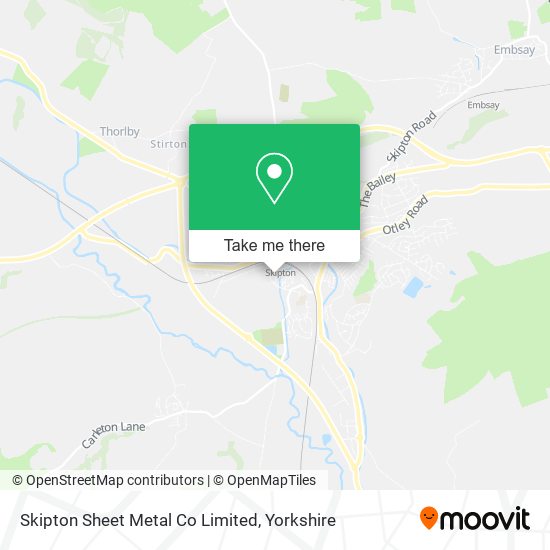 Skipton Sheet Metal Co Limited map